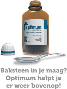 Baksteen in je maag? Optimum helpt je er weer bovenop!