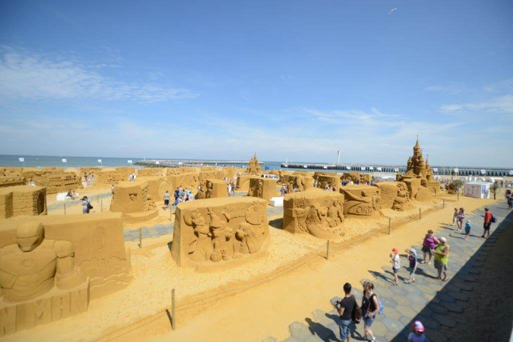 Zandsculpturen Oostende