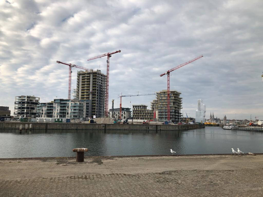 Nieuwe stad jachthaven Oostende