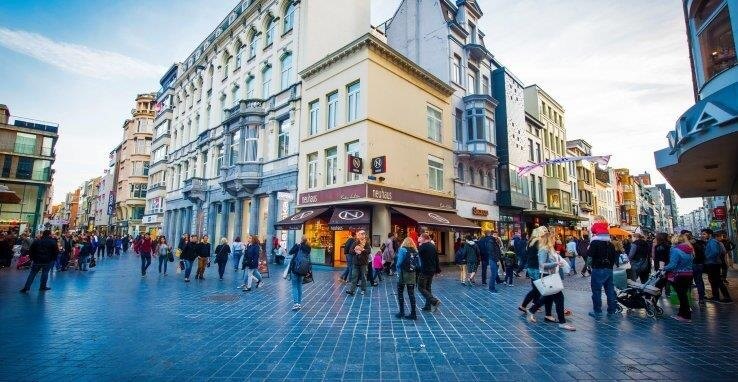 Winkelstraat Oostende