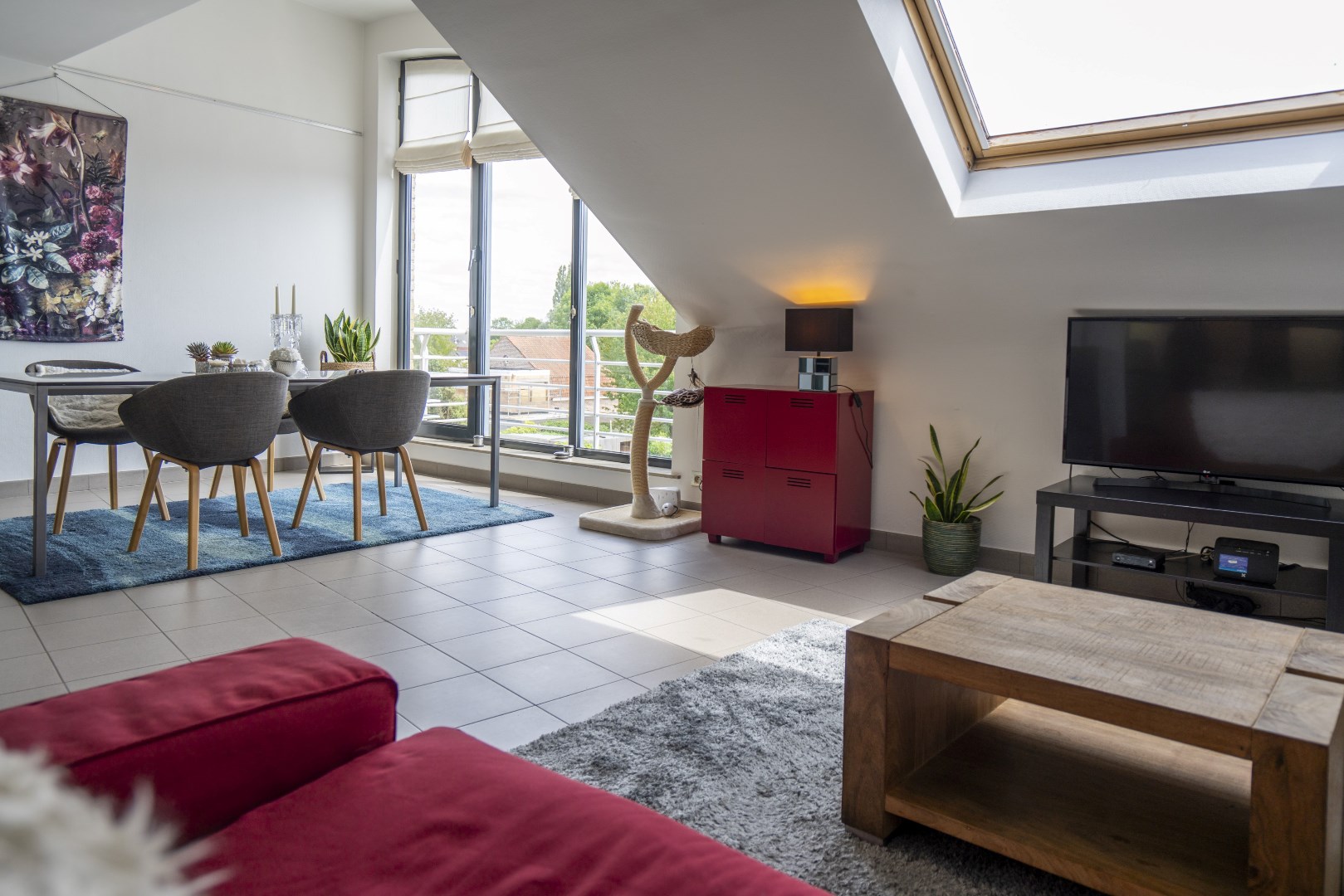 Leuk uitzicht op groen!