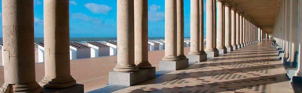 Gaanderijen TP, Oostende - Wandeling zicht op zee